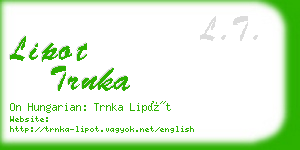 lipot trnka business card